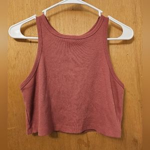 Wild Fable L Cropped Ribbed Tank